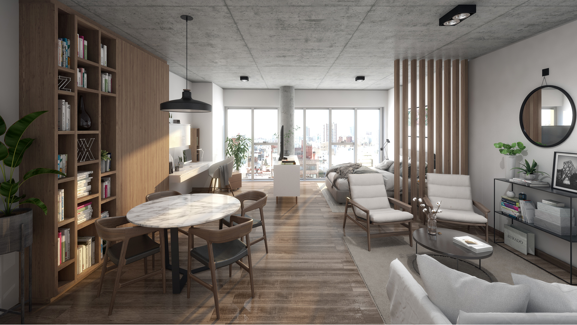 imagen, render, renders, interior, render interior living, cocina, living, departamento, interiorismo, argentina, caba, buenos aires