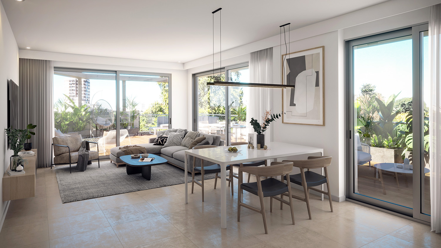 imagen, render, renders, interior, render interior living, cocina, living, departamento, interiorismo, argentina, caba, buenos aires