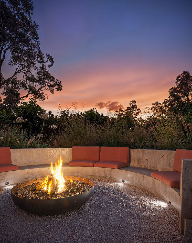 Render de fogon para desarrollo inmobiliario