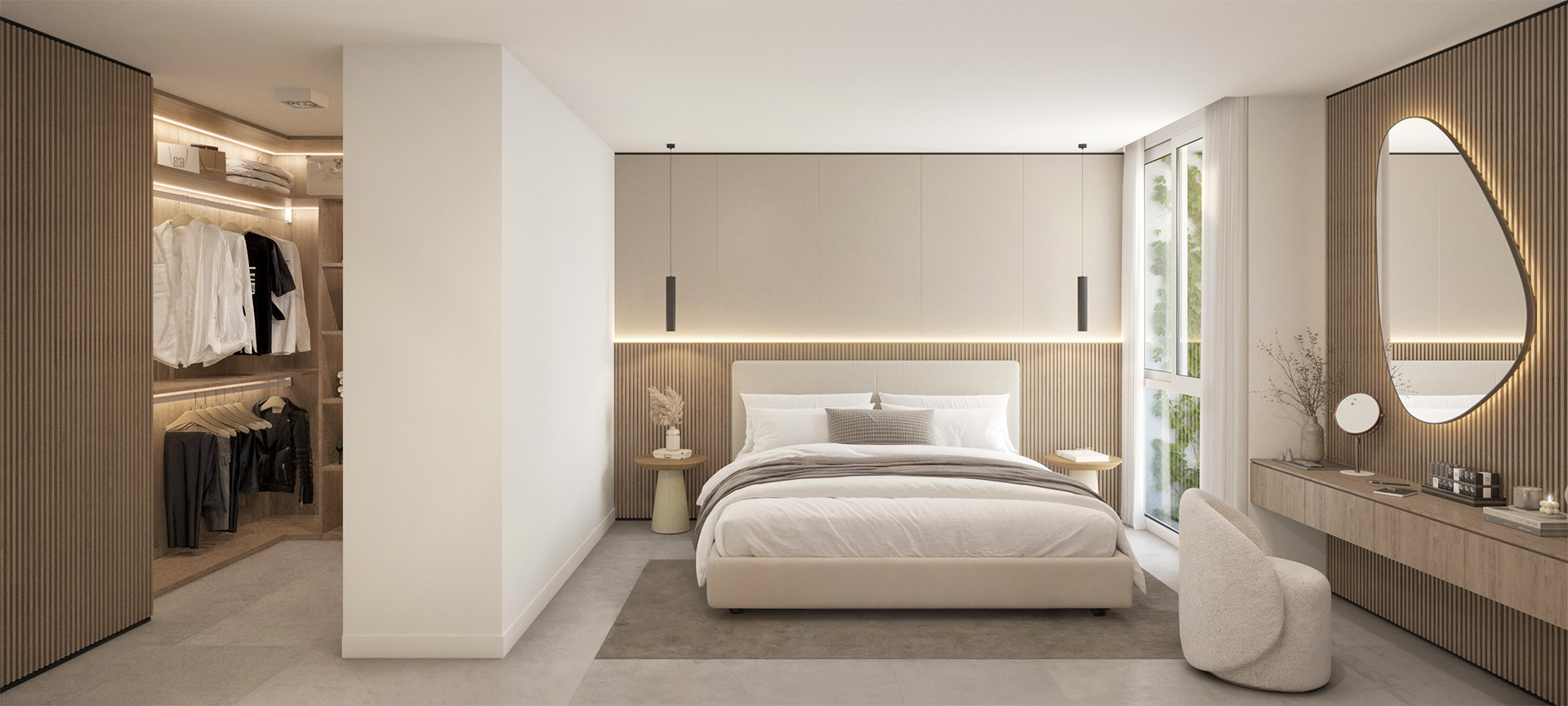 render interior, dormitorio, render dormitorio, caba, decoracion